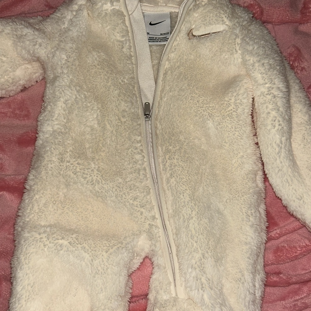 Nike Kids Soft Cream Fleece Footie